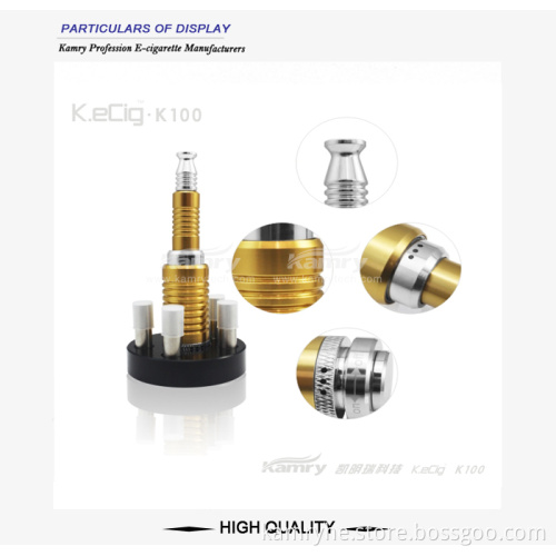 E Cigarette Starter Kit, K100 Hookah Cigarette Titan Telescope E Cig Mod, Stainless Telescope Mod